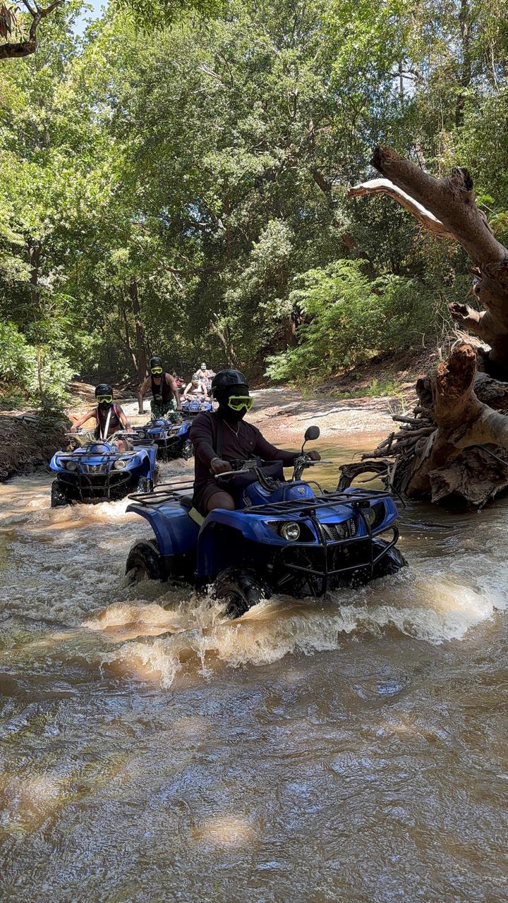 Three hour ATV mountain and river tour