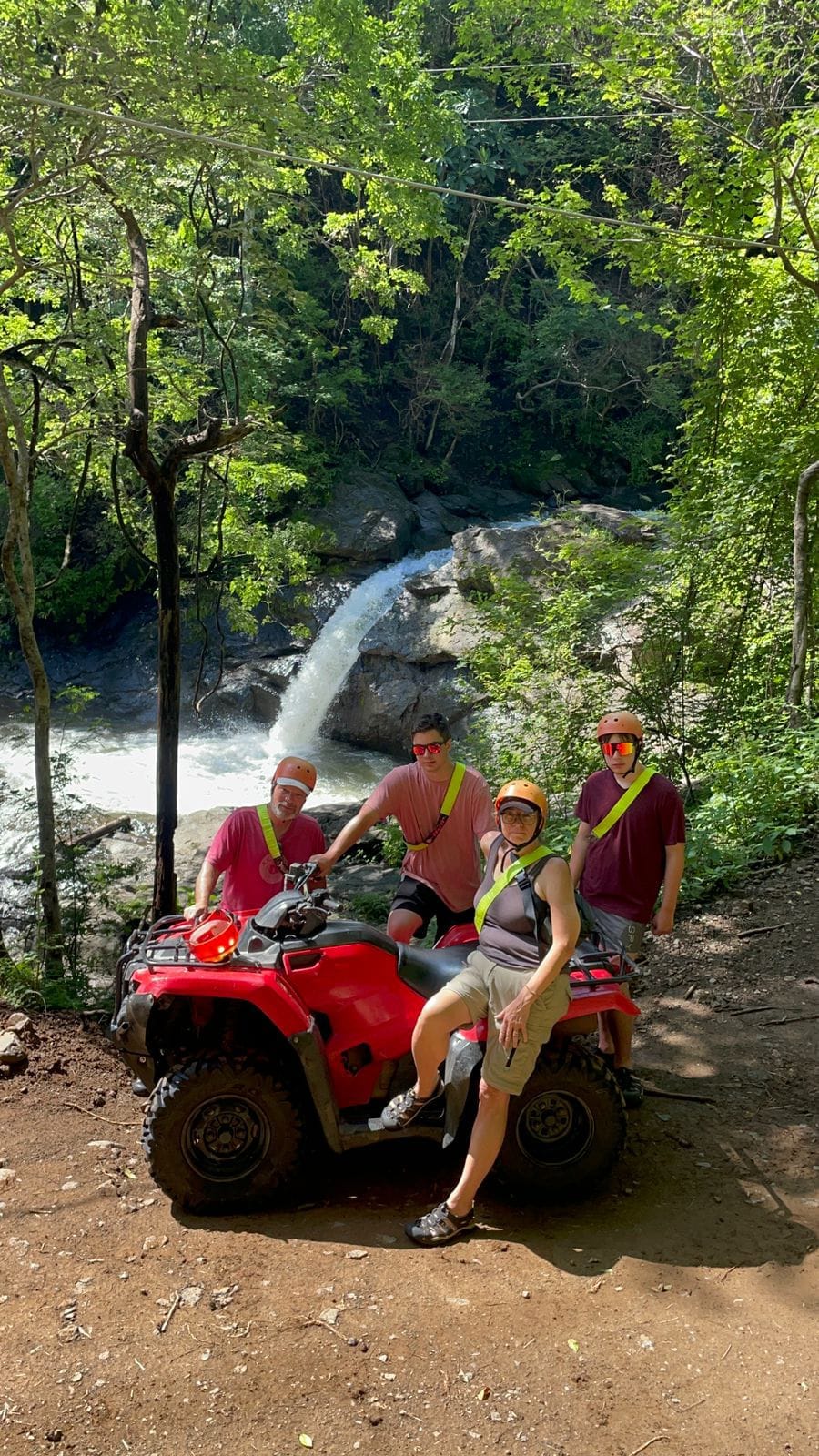 Four and a half hour ATV beach and waterfall tour